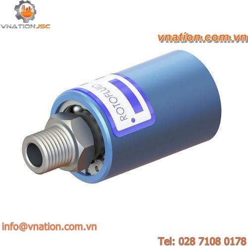 pneumatic rotary union / for vacuum / hydraulic / aluminum