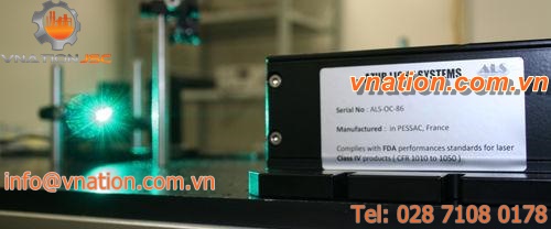 continuous laser / fiber / solid-state / green