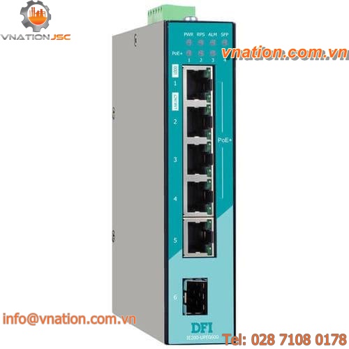 PoE network switch / unmanaged / industrial / gigabit