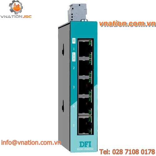 unmanaged network switch / industrial / 5 ports