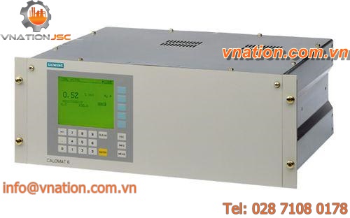 process gas analyzer / hydrogen / thermal conductivity / benchtop