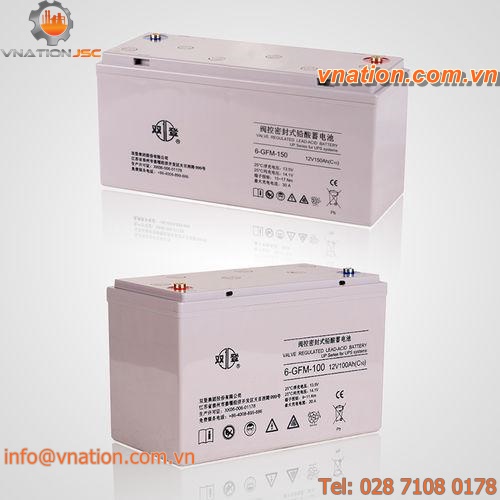 lead-acid battery / AGM / valve-regulated / VRLA