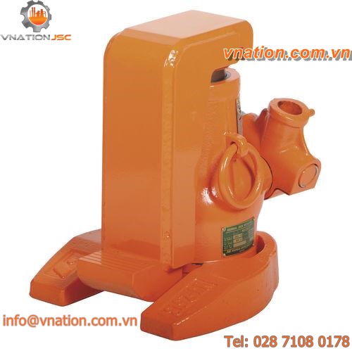 mechanical jack / for heavy-duty applications / machinery toe / cast iron