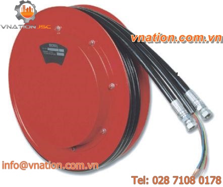 hydraulic hose reel / automatic / retracting / open