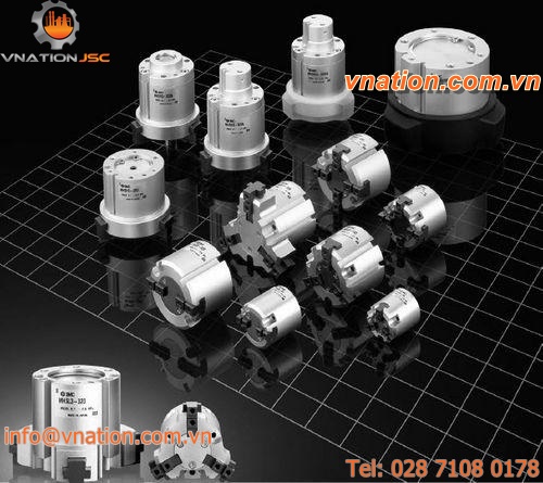 parallel gripper / pneumatic / 2-jaw / compact