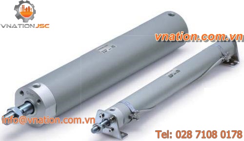 pneumatic cylinder / double-acting / single-acting / clamping