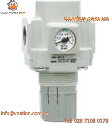 air pressure regulator / membrane / single-stage / modular