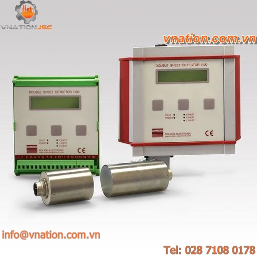 double metal sheet detector / non-contact / two-sensor