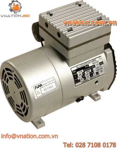 piston vacuum pump / oil-free / single-stage / industrial
