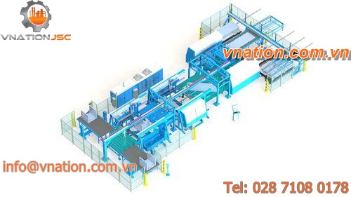 electric swivel folding machine / with automated tool change / for blank feeding / large dimension
