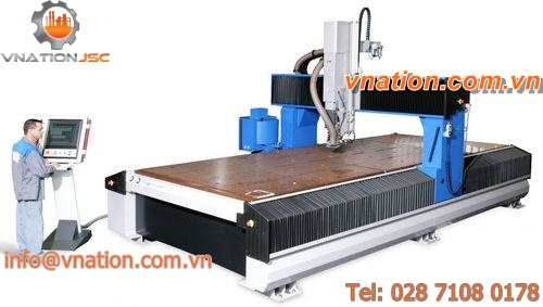 3-axis CNC milling machine / vertical / for wood / with fixed table
