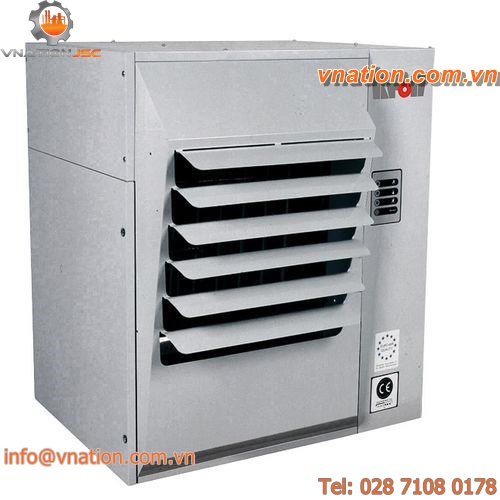 natural gas air heater / wall-mounted