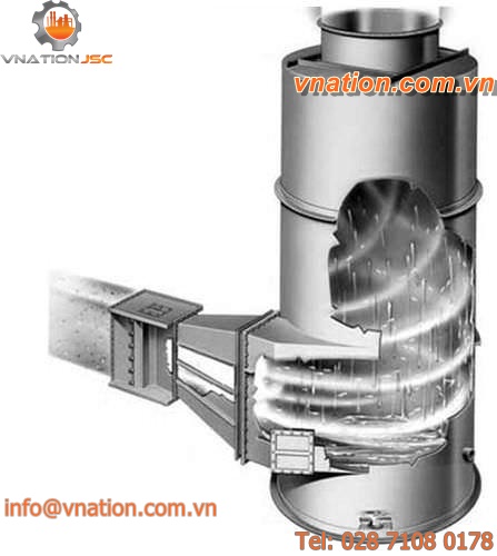 Venturi gas scrubber / wet type / high-efficiency