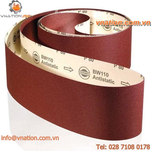 abrasive belt / narrow / zirconia / ceramic / aluminum oxide