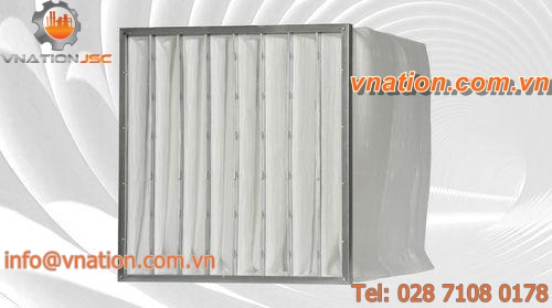 multi-bag filter / cartridge / explosion-proof / flat