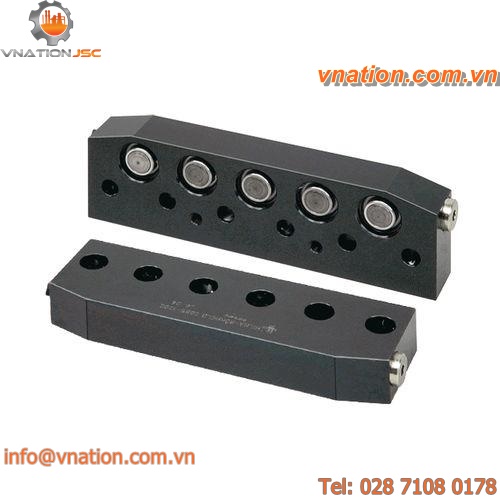 hydraulic clamp / single-acting with return spring / compact