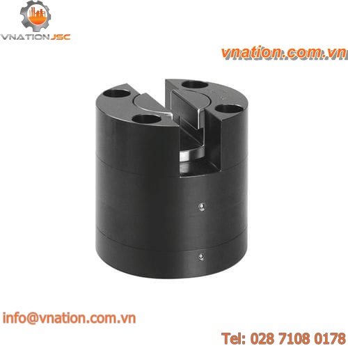 pull clamp with T-slots / double-acting