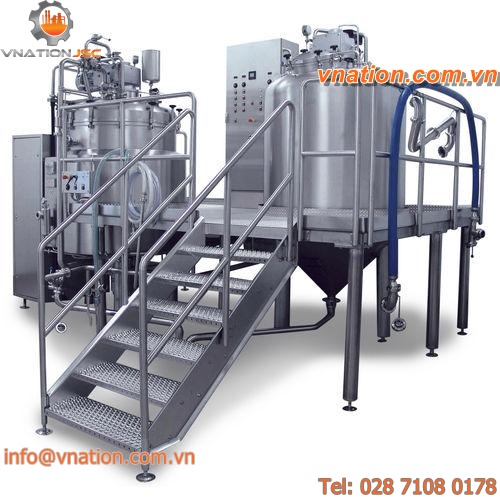 rotor-stator homogenizer / continuous / vacuum