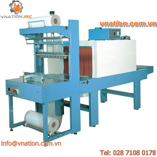 semi-automatic shrink wrapping machine / with sealing bar