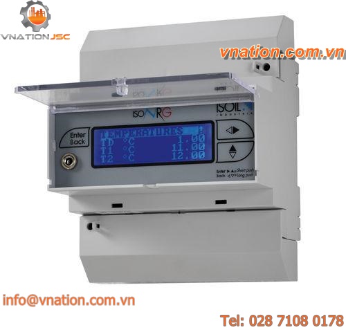 heat counter / digital / ultrasonic / electronic