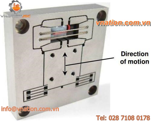 linear nanopositioning stage / vertical / piezoelectric / 2-axis