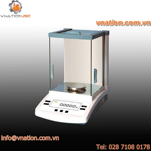 analytical balance / with LCD display / with internal calibration / with serial interface