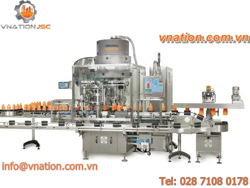 rotary capping machine / automatic / for plastic bottles / bottle