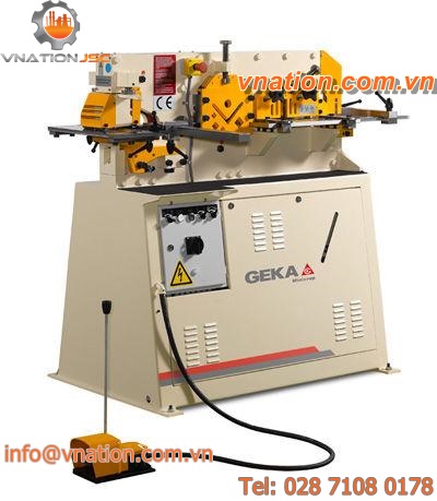 electric punching and shearing machine / manual / bar / universal