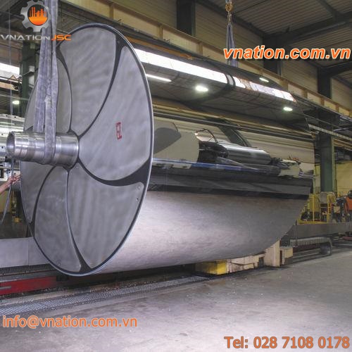 thermal roller / cooling / wide / for plastics