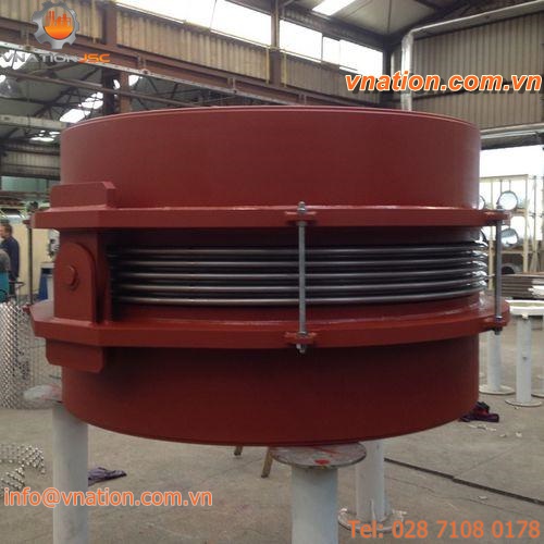 angular pipe expansion joint / stainless steel / for district heating networks / for petroleum products