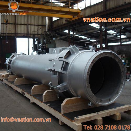 lateral pipe expansion joint / angular / stainless steel / FCCU