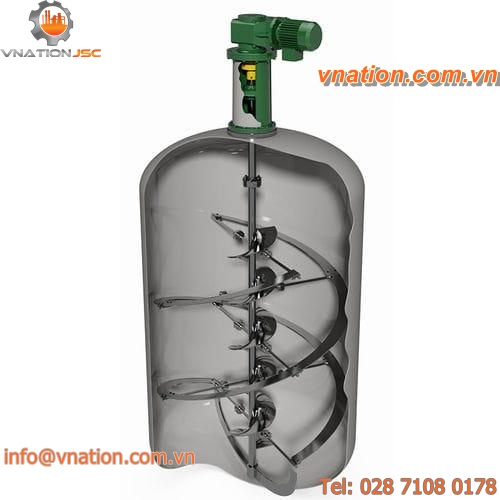 paddle mixer / batch / process / for the chemical industry