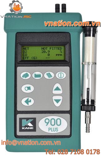 gas analyzer / oxygen / carbon dioxide / combustion