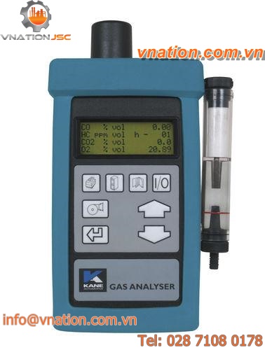 gas analyzer / exhaust gas / portable / battery-powered