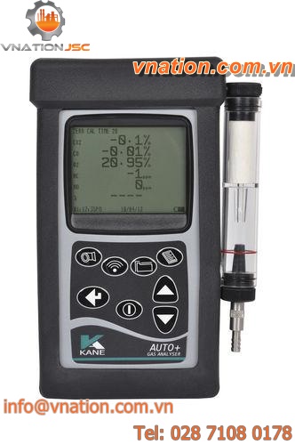 gas analyzer / oxygen / carbon dioxide / portable