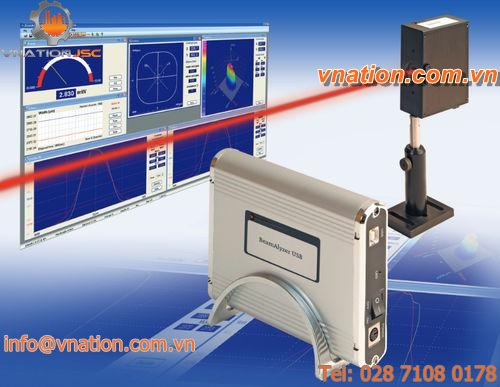 camera laser beam profiler / high-resolution