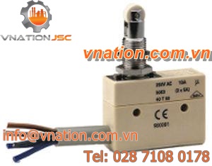 snap-action micro-switch / single-pole / IP67 / stainless steel