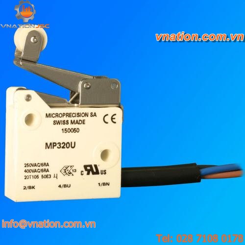 snap-action micro-switch / single-pole / miniature / IP68