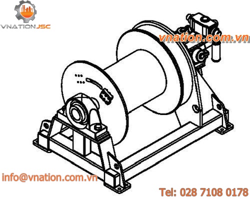 pneumatic winch / planetary / lifting / for offshore applications