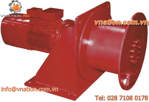 pneumatic winch / planetary / for cranes