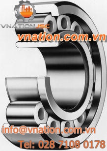 cylindrical roller bearing / radial / with cage