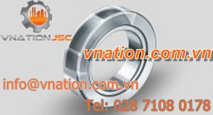 angular-contact spherical plain bearing / steel