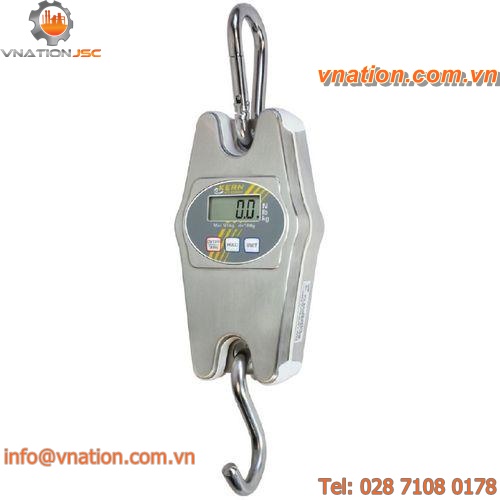 hanging scales / with LCD display / stainless steel / IP65