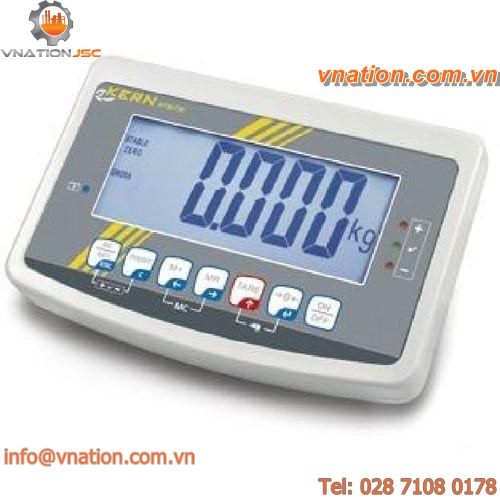 LCD display weight indicator / wall-mount / benchtop / widescreen