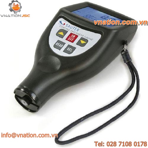 coating thickness gauge / eddy current / digital display / portable