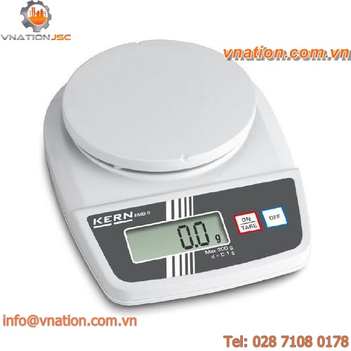precision balance / with LCD display / with external calibration weight