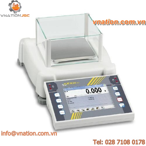 precision balance / with touch screen / with LCD display / with serial interface