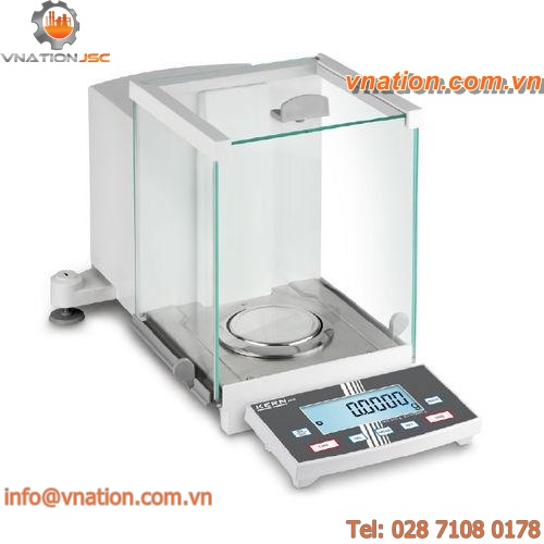 analytical balance / with LCD display / with serial interface / with external calibration weight