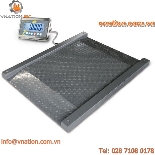 low-profile floor scales / with separate indicator / with external calibration weight / with serial interface