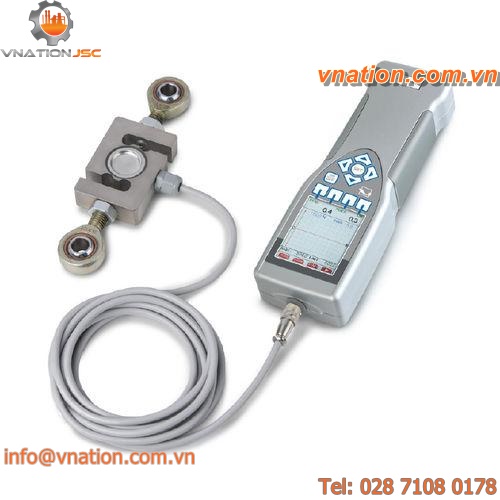 digital force gauge / with external sensor / tension compression